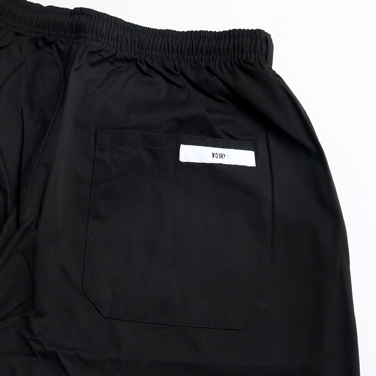 VOIRY ヴォイリー｜SUNDAY PANTS-BACK SATIN　BLACK