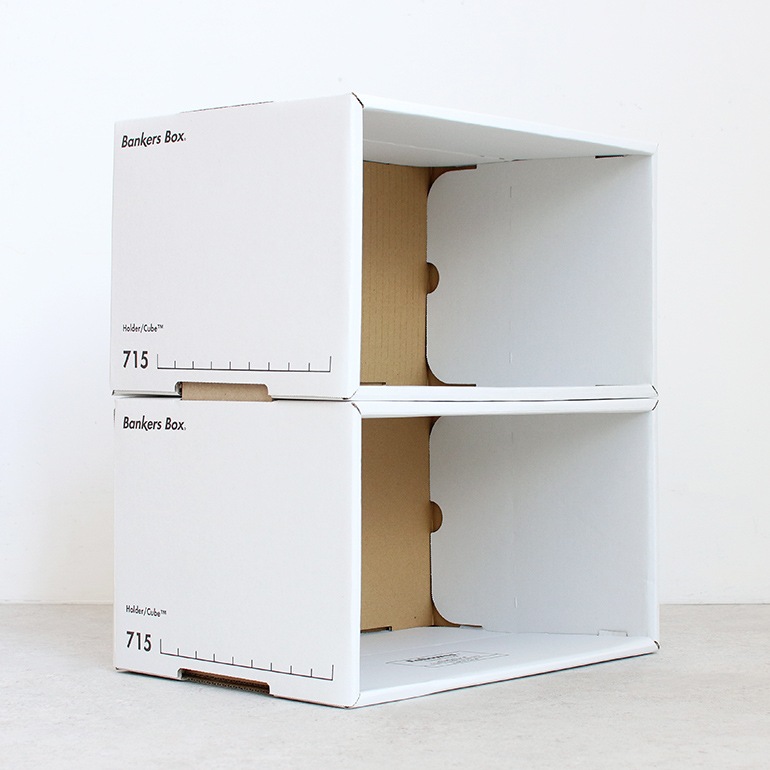 Fellowes フェローズ｜BANKERS BOX 715ホルダーキューブ 2個1パック