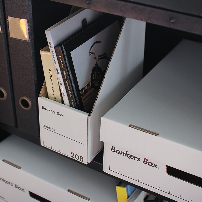 Fellowes フェローズ｜BANKERS BOX 208sマガジンファイル 3個1パック（ブラック）