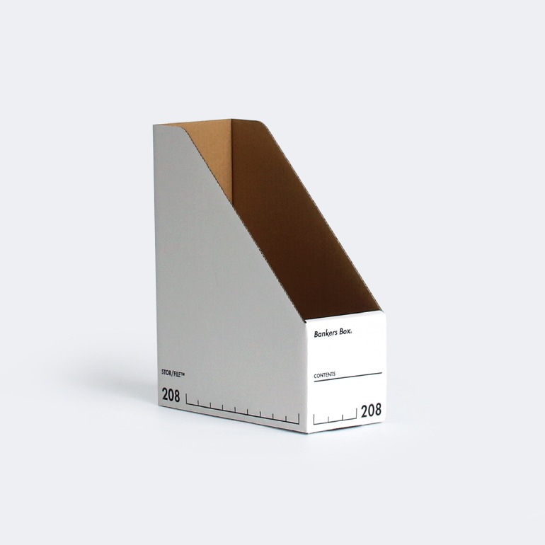 Fellowes フェローズ｜BANKERS BOX 208sマガジンファイル 3個1パック（ブラック）