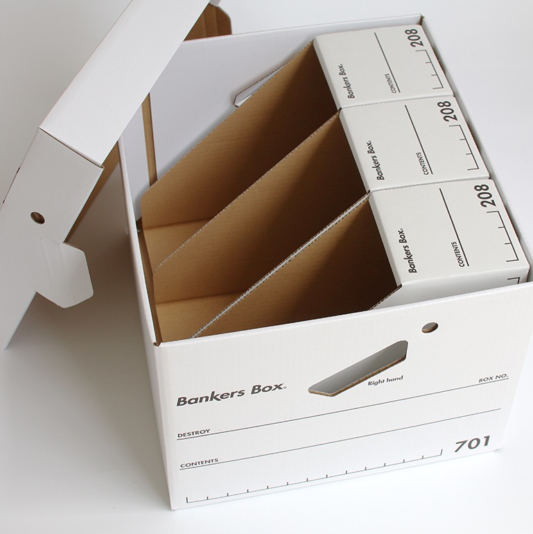 Fellowes フェローズ｜BANKERS BOX 208sマガジンファイル 3個1パック（ブラック）