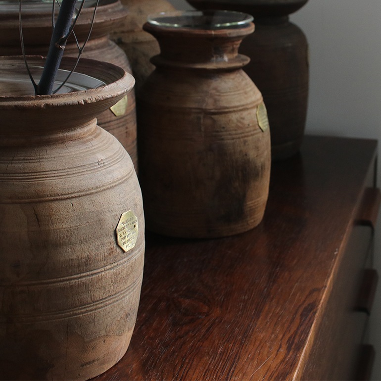 【Puebco】Vintage Wooden Pot 110783_2_sf_2e40b01b-bd1f-4a03