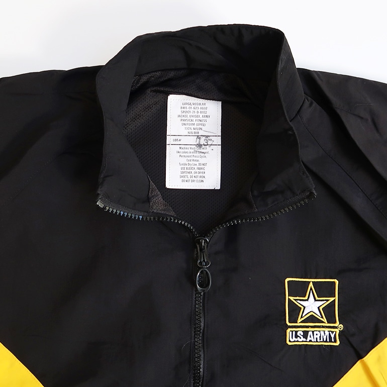USED アメリカ軍 U.S.ARMY BLACK APFU トレーニングジャケット 通販