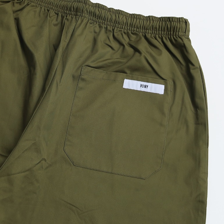 VOIRY ヴォイリー｜SUNDAY PANTS-BACK SATIN　KHAKI