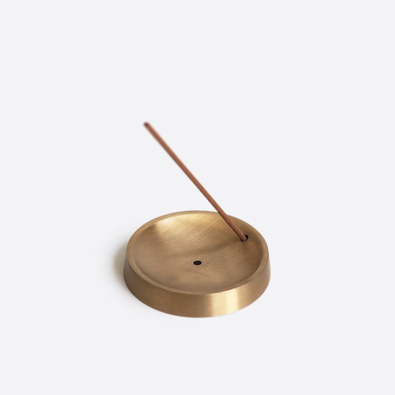 fog フォグ｜ブラスインセンスホルダー 円形