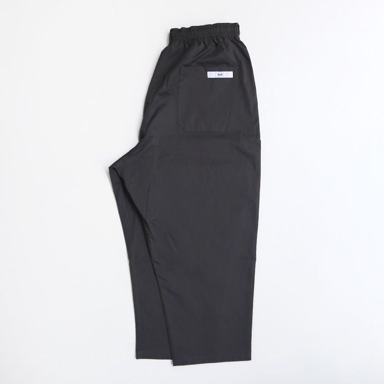 VOIRY ヴォイリー｜SUNDAY PANTS-BACK SATIN　CHARCOAL GRAY