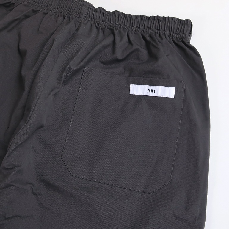 VOIRY ヴォイリー｜SUNDAY PANTS-BACK SATIN　CHARCOAL GRAY