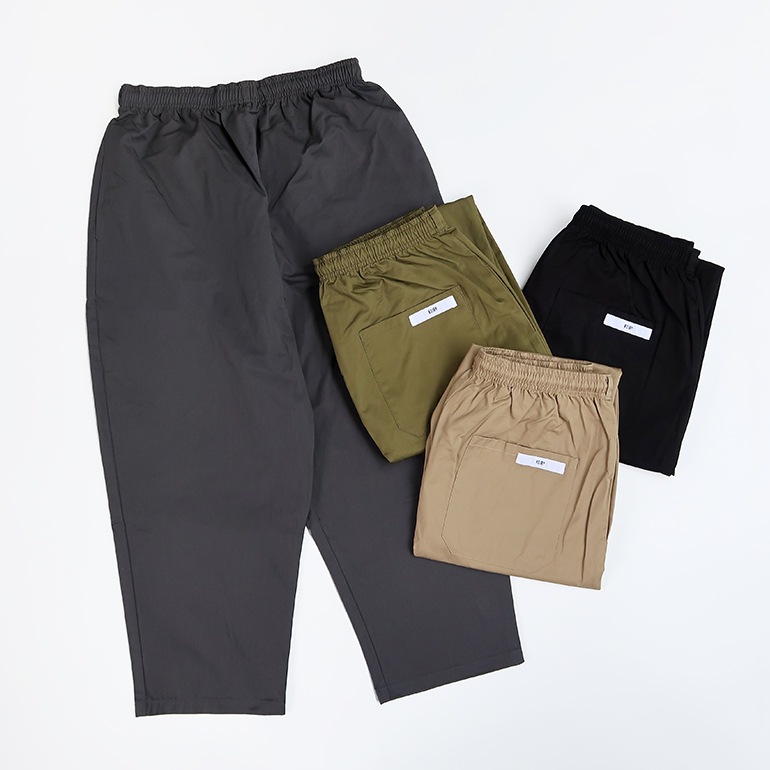 VOIRY ヴォイリー｜SUNDAY PANTS-BACK SATIN　CHARCOAL GRAY