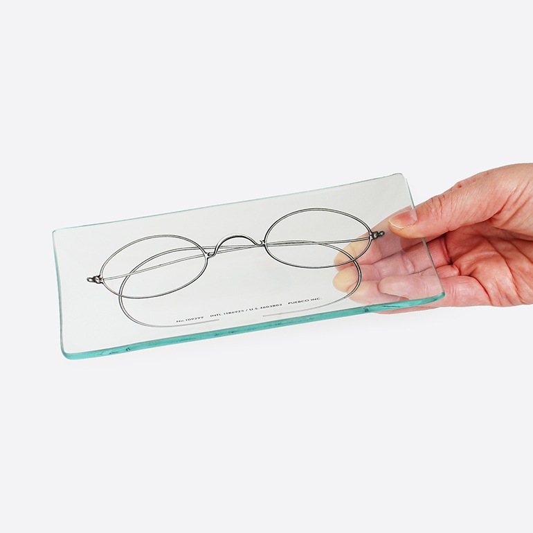 PUEBCO プエブコ｜PRINTED GLASS TRAY Glasses