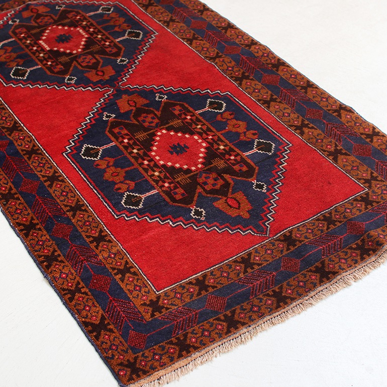 VINTAGE｜Tribal Rug （203×108）