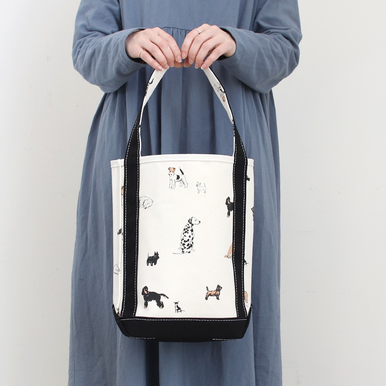 TEMBEA テンベア｜BAGUETTE TOTE SMALL　DOG-1/BLACK
