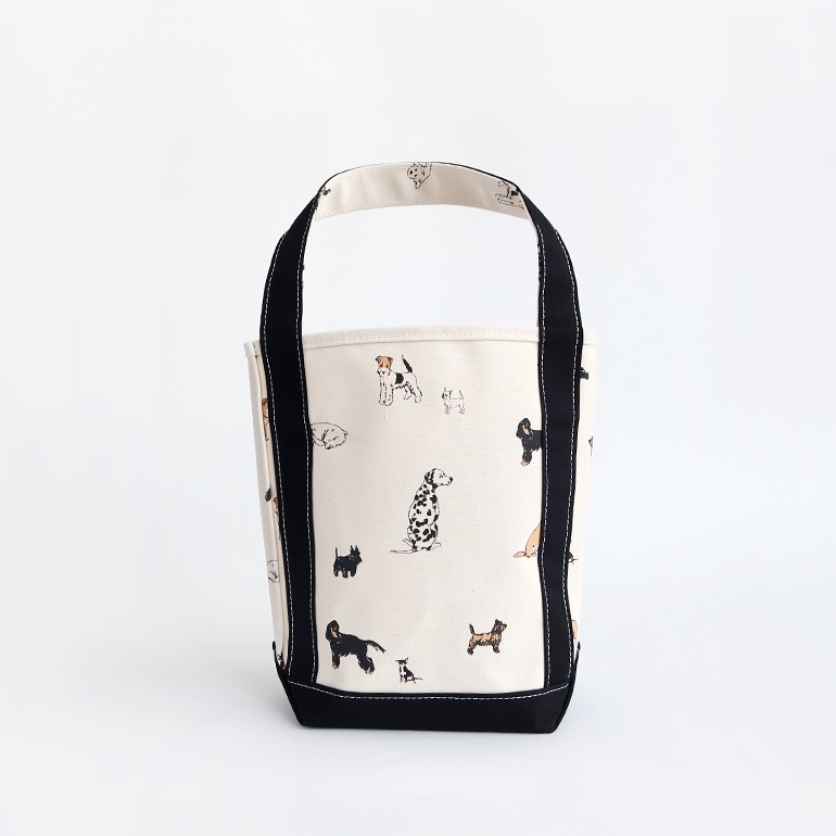 TEMBEA テンベア｜BAGUETTE TOTE SMALL　DOG-1/BLACK