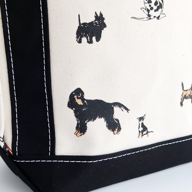 TEMBEA テンベア｜BAGUETTE TOTE SMALL　DOG-1/BLACK