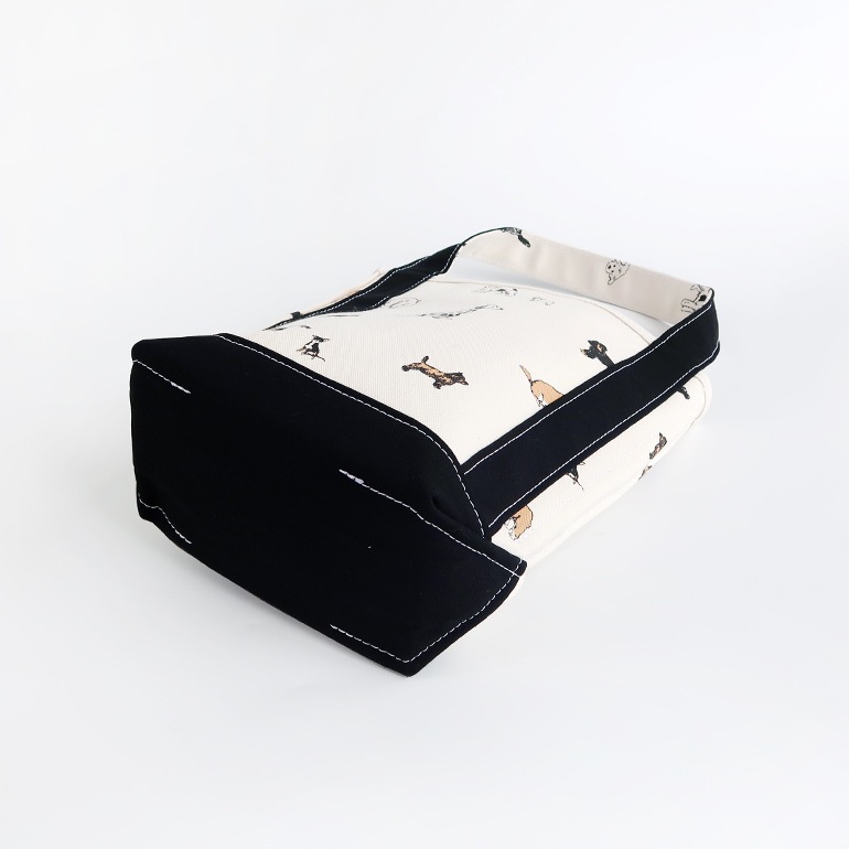 TEMBEA テンベア｜BAGUETTE TOTE SMALL　DOG-1/BLACK