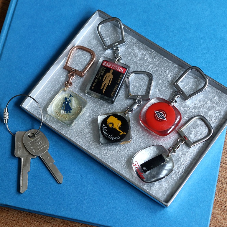 VINTAGE｜BOURBON キーホルダー【Feudor】