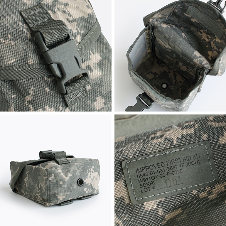 USED 米軍 IMPROVED FIRST AID KIT ポーチ ACU