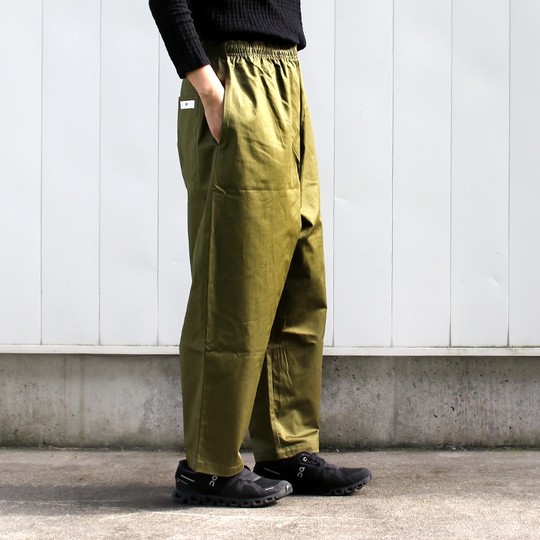 VOIRY ヴォイリー｜SUNDAY PANTS-BACK SATIN　BEIGE