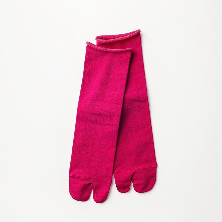 LUCKY SOCKS ラッキーソックス｜ノーゴムタビアンクルソックス　レッド