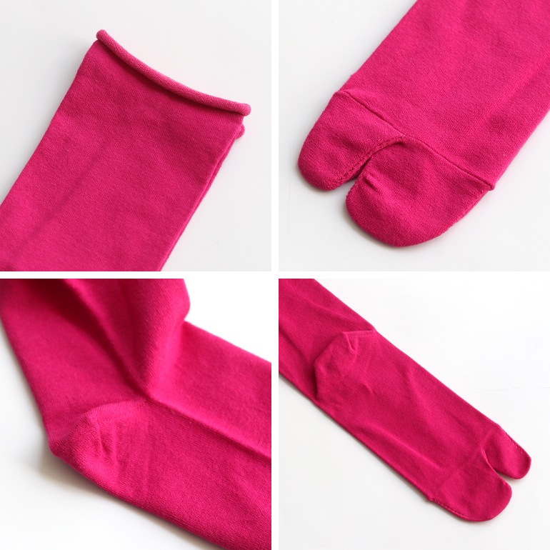 LUCKY SOCKS ラッキーソックス｜ノーゴムタビアンクルソックス　レッド