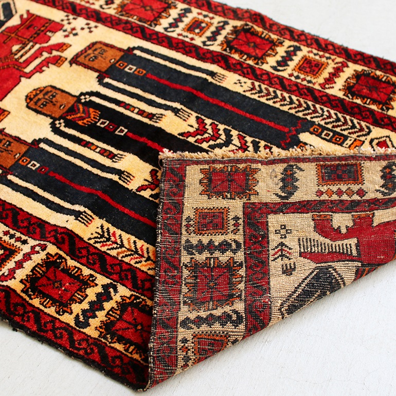 VINTAGE｜Tribal Rug （162×87）