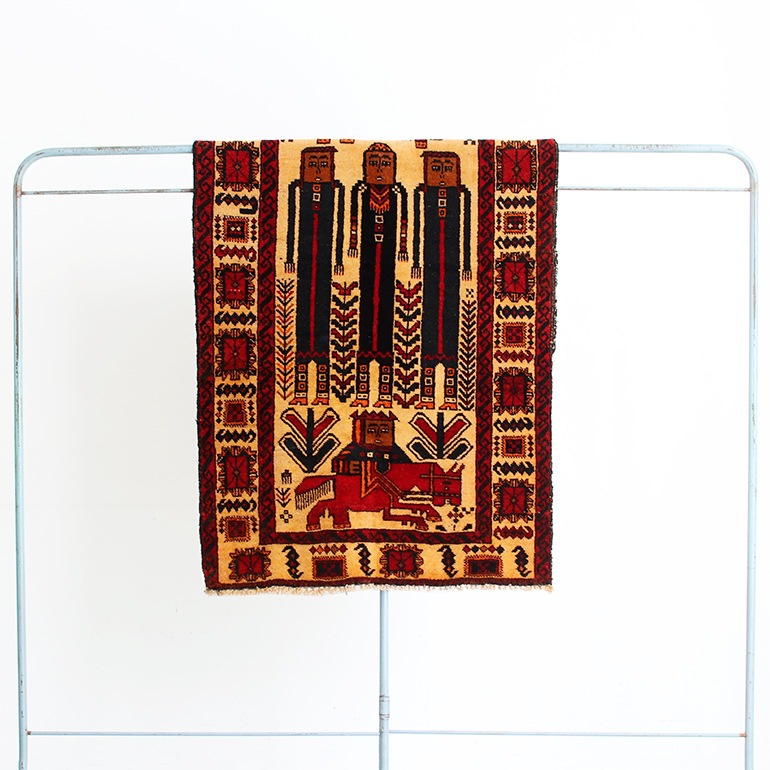 VINTAGE｜Tribal Rug （162×87）