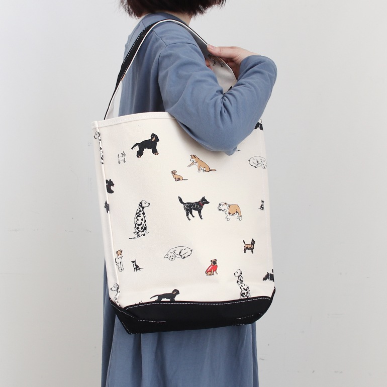 TEMBEA テンベア｜BAGUETTE TOTE　DOG-1/BLACK