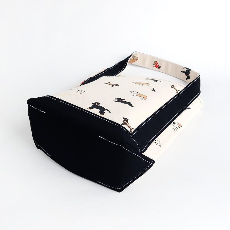 TEMBEA テンベア｜BAGUETTE TOTE　DOG-1/BLACK