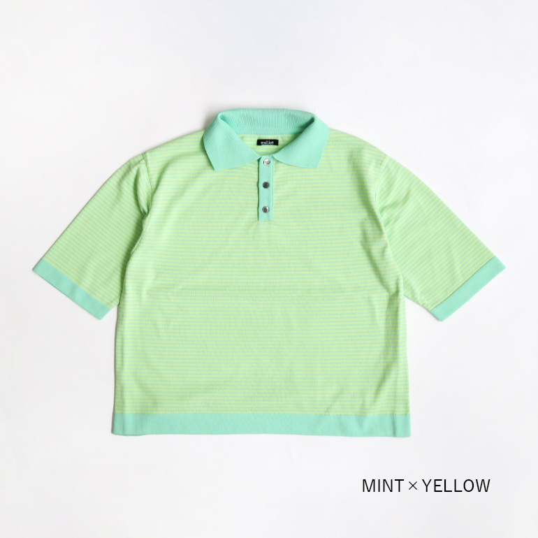 maillot マイヨ｜“mature” mature border polo【全4色】