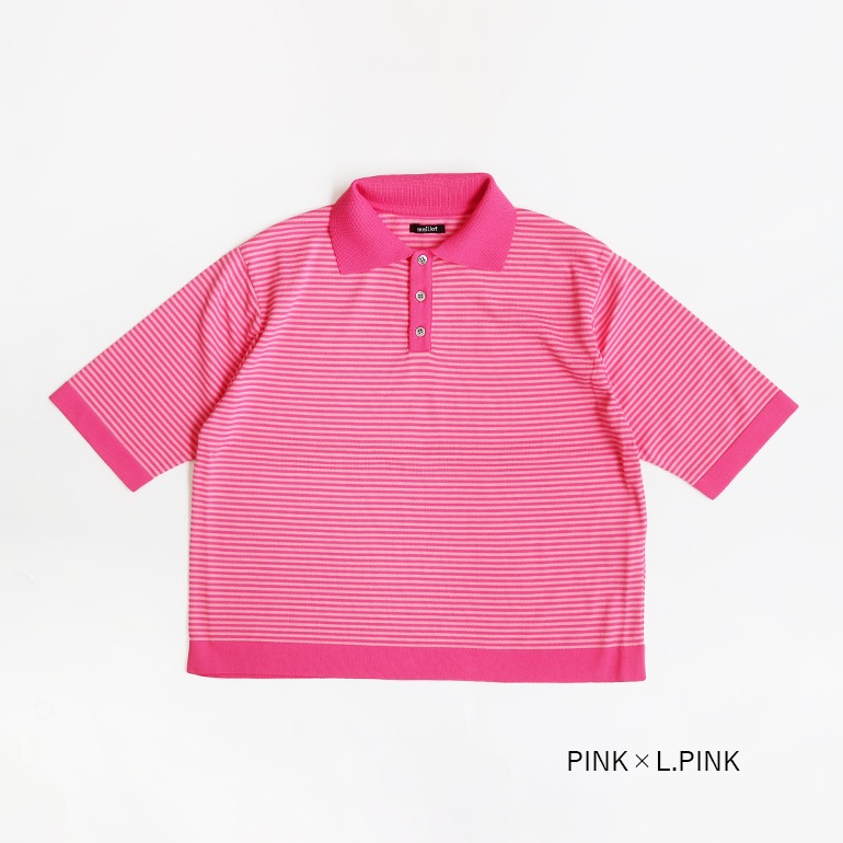 maillot マイヨ｜“mature” mature border polo【全4色】