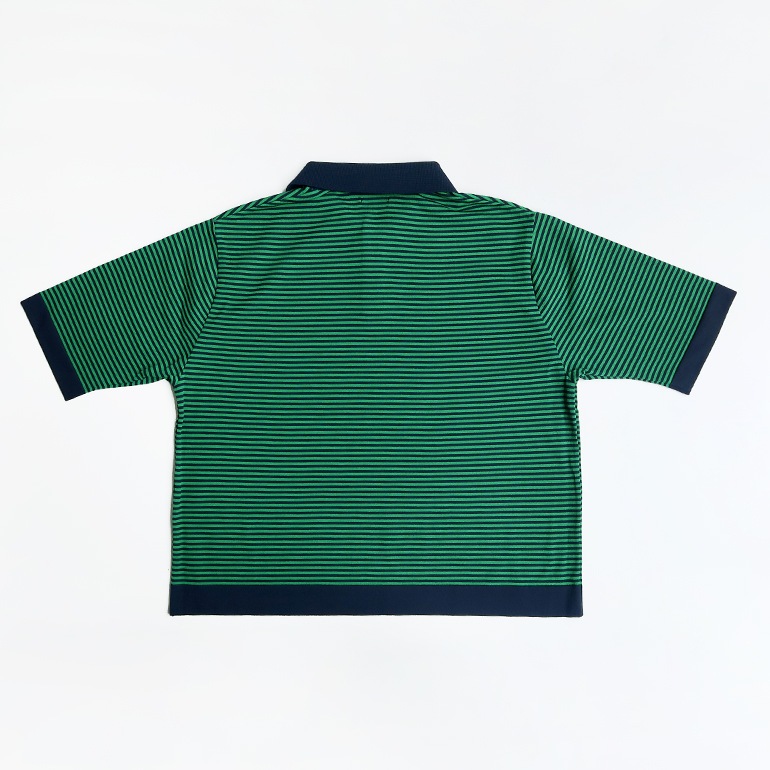 maillot マイヨ｜“mature” mature border polo【全4色】