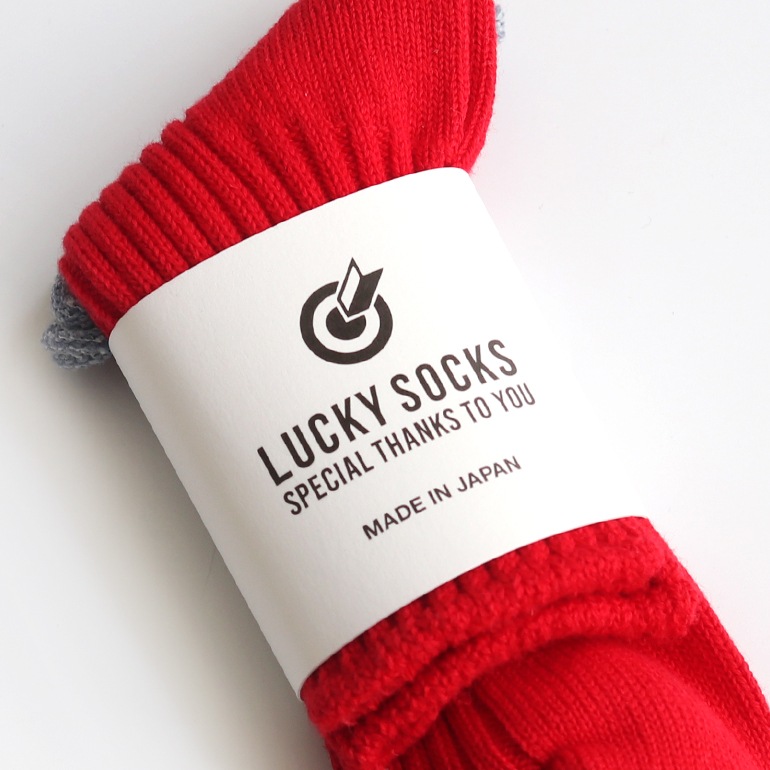 LUCKY SOCKS ラッキーソックス｜スムースアンクルソックス　ブラック