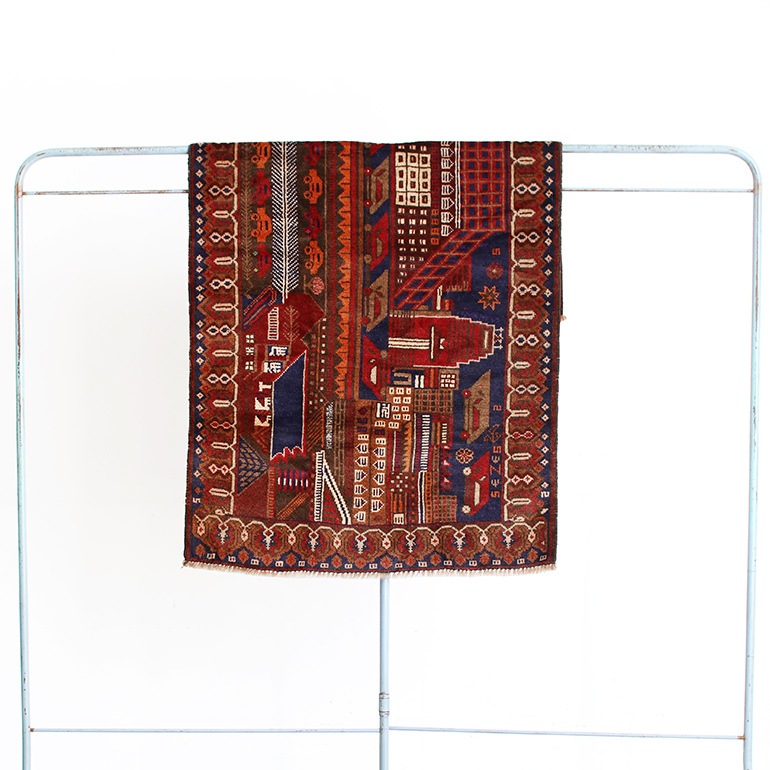 VINTAGE｜Tribal Rug （151×98）