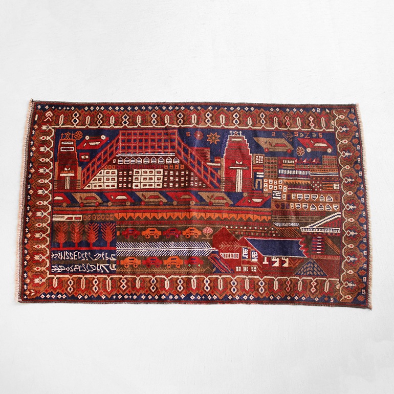 VINTAGE｜Tribal Rug （151×98）