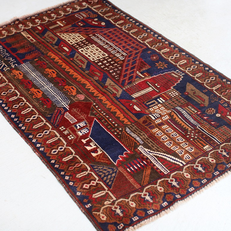 VINTAGE｜Tribal Rug （151×98）