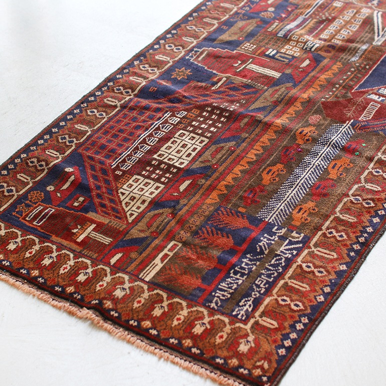 VINTAGE｜Tribal Rug （151×98）