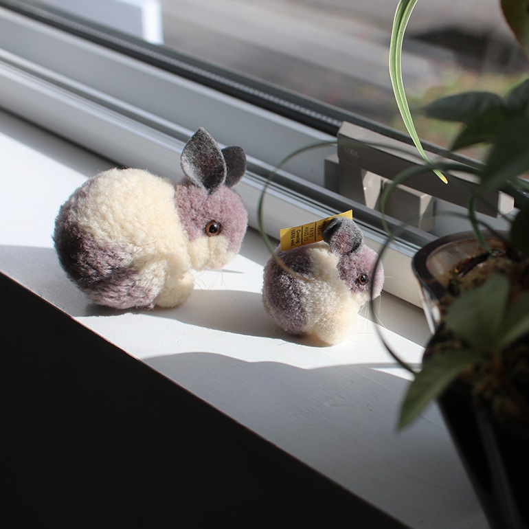 VINTAGE｜Steiff pompom bunny A