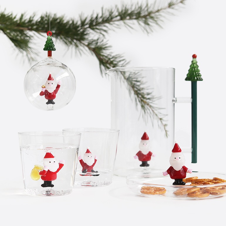 【取扱終了/在庫限り】ICHENDORF MILANO イッケンドルフ ミラノ｜CT Jug Christmastree handle&Santa