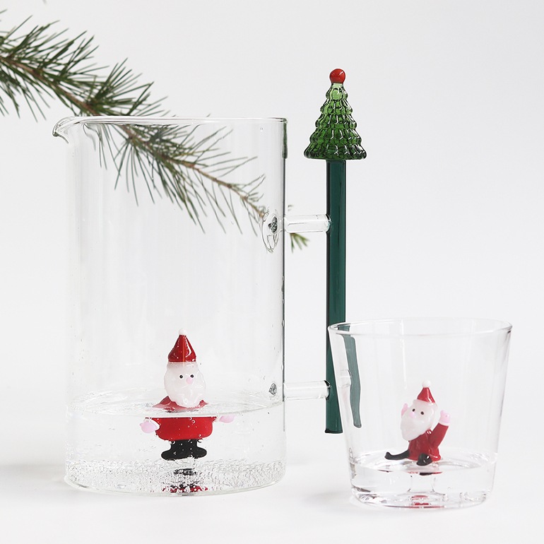 【取扱終了/在庫限り】ICHENDORF MILANO イッケンドルフ ミラノ｜CT Jug Christmastree handle&Santa