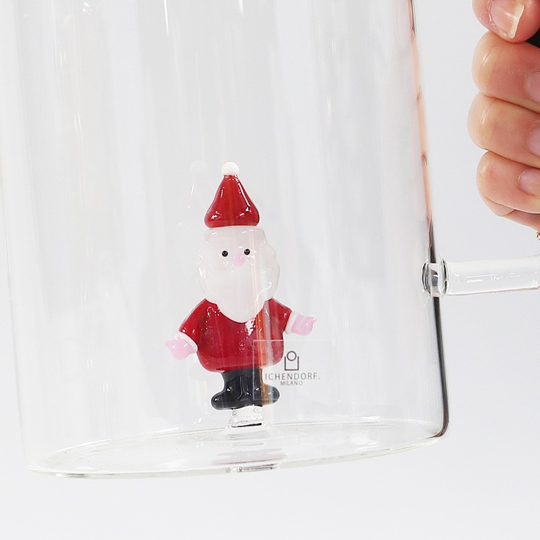 【取扱終了/在庫限り】ICHENDORF MILANO イッケンドルフ ミラノ｜CT Jug Christmastree handle&Santa