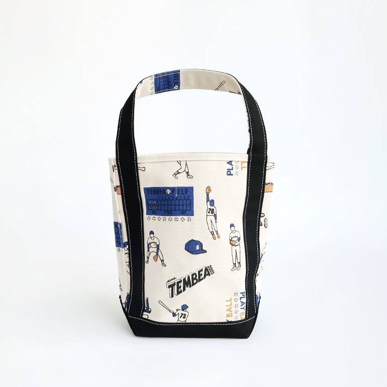 TEMBEA テンベア｜BAGUETTE TOTE SMALL　BASEBALL/BLACK