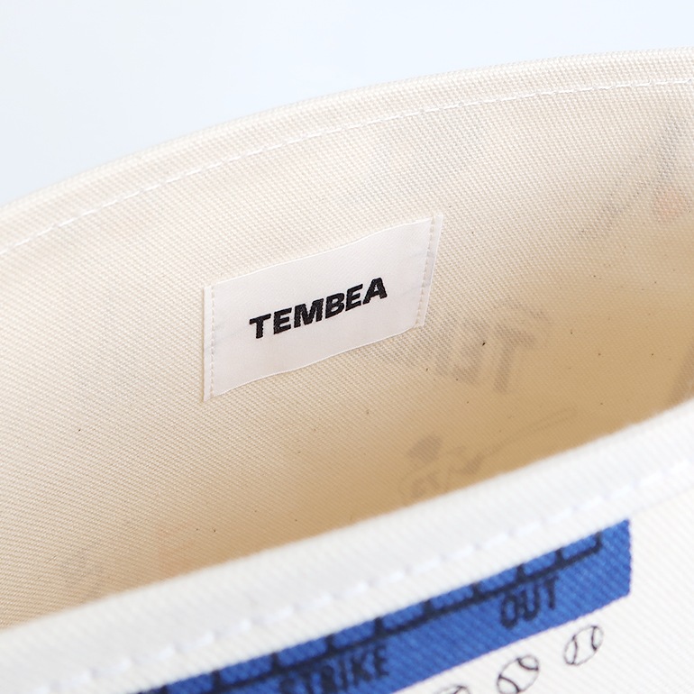 TEMBEA テンベア｜BAGUETTE TOTE MEDIUM　BASEBALL/BLACK