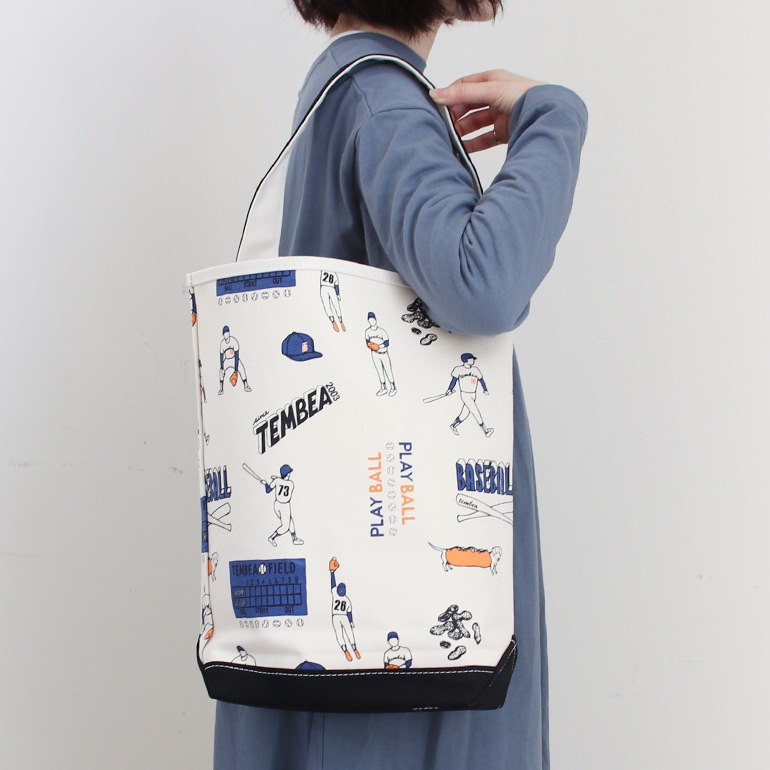 TEMBEA テンベア｜BAGUETTE TOTE BASEBALL/BLACK 通販｜DUPON35