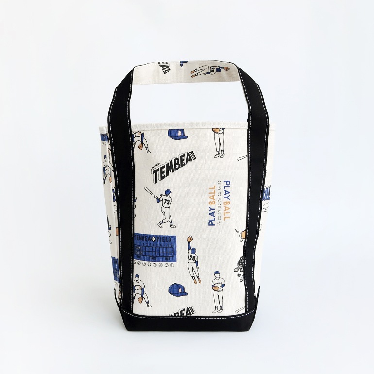 TEMBEA テンベア｜BAGUETTE TOTE MEDIUM　BASEBALL/BLACK