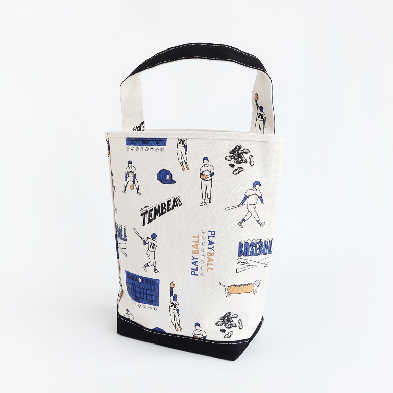 TEMBEA テンベア｜BAGUETTE TOTE MEDIUM　BASEBALL/BLACK