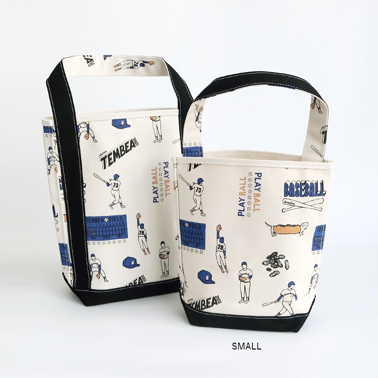 TEMBEA テンベア｜BAGUETTE TOTE MEDIUM　BASEBALL/BLACK