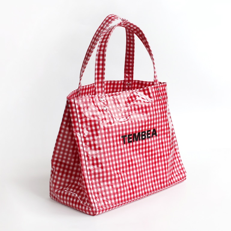 TEMBEA テンベア｜CARRY TOTE　GINGHAM RED