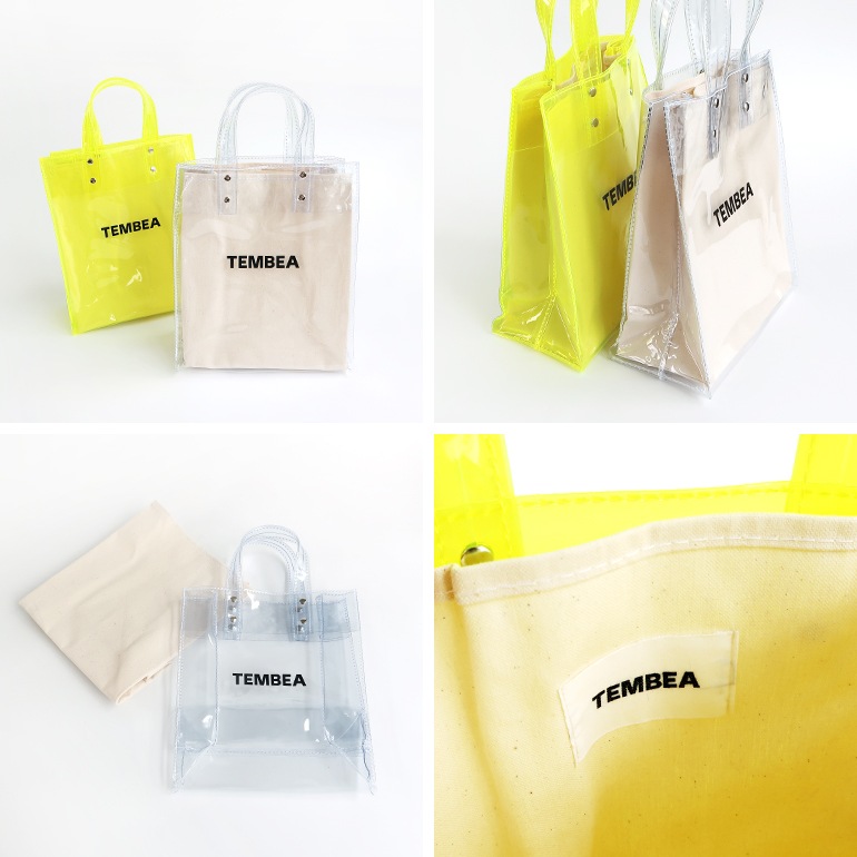 TEMBEA テンベア｜PAPER TOTE SMALL CLEAR 通販｜DUPON35