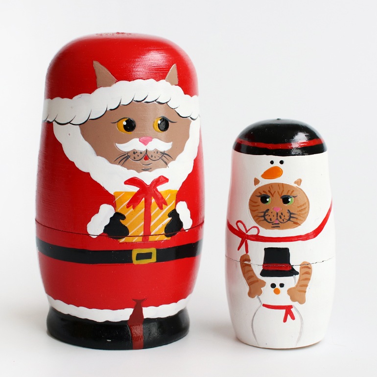 マトリョーシカ ねこのクリスマス 通販｜DUPON35