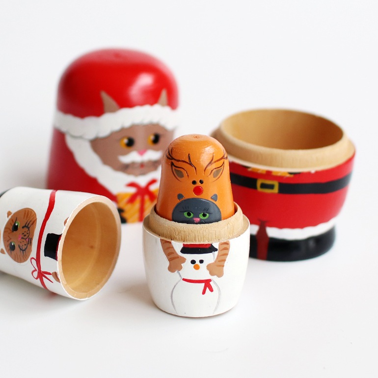 マトリョーシカ ねこのクリスマス