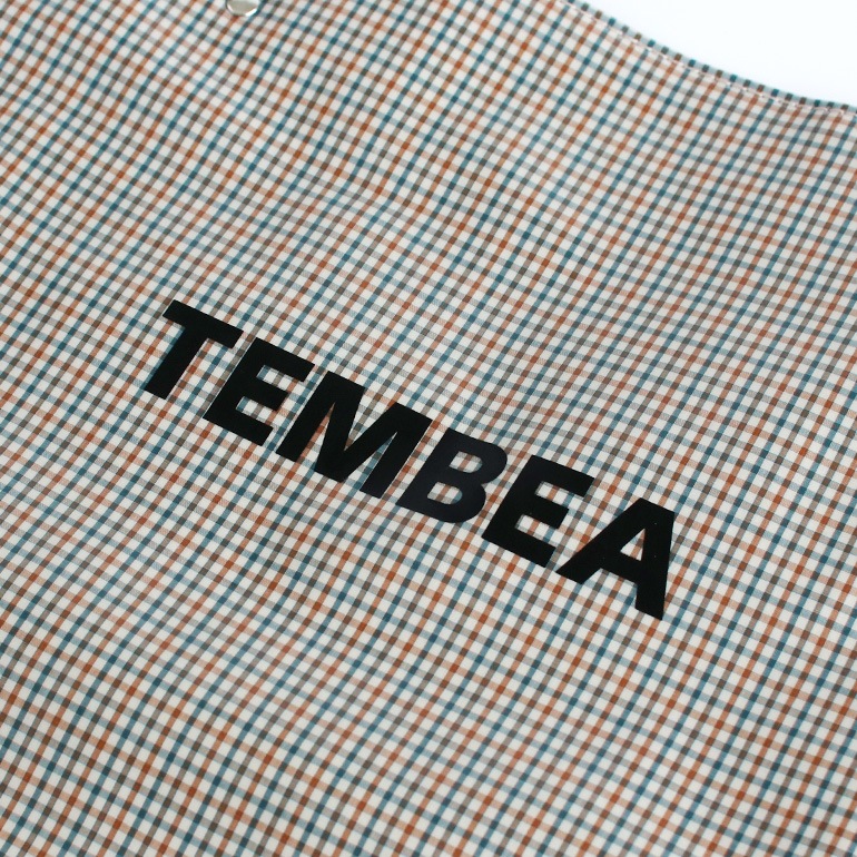 TEMBEA テンベア｜CARRY TOTE　CHECK BEIGE/BLUE